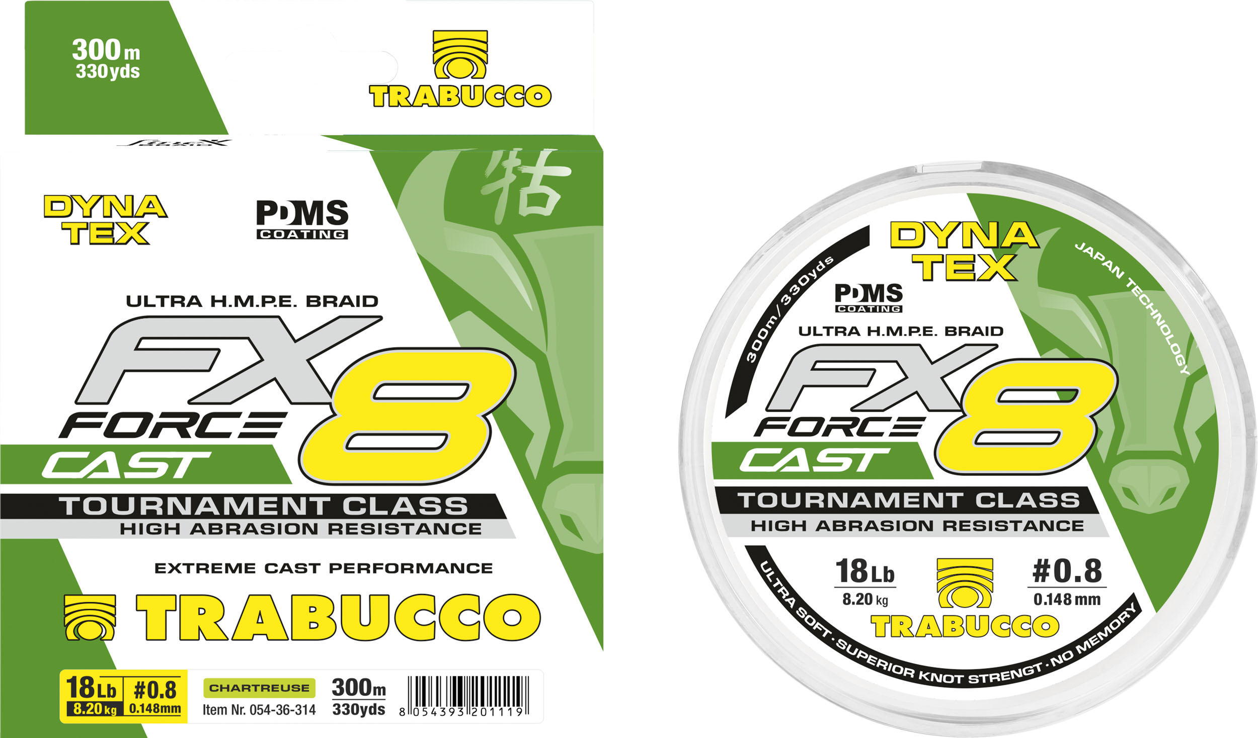 FORCE FX8 CAST 0.084 mm 150 mt